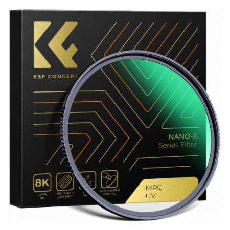 K&F Concept KF4303 Nano-X MRC - filtr UV z wielowarstwową powłoką, 62mm